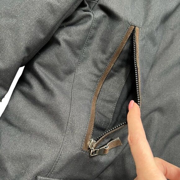 Gimos Zipper and Button Front Polyester Filled Jacket Black Men's Size 52 US XL - Picture 9 of 14